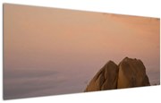 Tablou cuu apus de soare în stânci (120x50 cm)