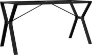vidaXL Picioare masă de sufragerie Y-Frame 140x60x73 cm Oţel