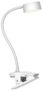 Top Light LED – lampă de birou cu clemă BELLA, dimabilă cu control tactil, LED/4,8W/5V 3000-6500K, albă