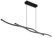 Lustra LED aluminiu negru mat BOYD