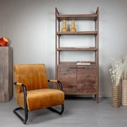 Fotoliu Riva tapitat galben