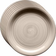 Mäser Set of 6 shallow plates Bel Tempo 27 cm,taupe