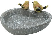 Hrănitor pentru păsări Inimă, 25,4 x 25,4 x 10,5cm, polystone