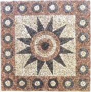 DIVERO – mozaic Floare, 120 cm x 120 cm