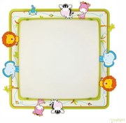 Aplica perete sau tavan camera copii cu imagini imprimate, Little Zoo 63116 DB