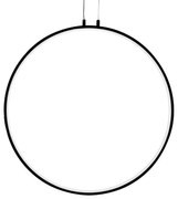 Lustra design inelar LED Ring 80 negru