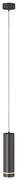 Pendul LED iluminat design tehnic Orlo D-7,9cm negru
