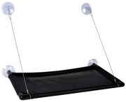 Pat pentru animale de companie negru pentru pisici 36x66 cm – Love Story