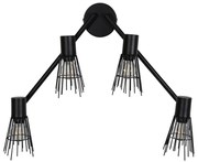 Lampa de perete design PICO, neagra
