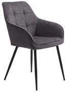 Scaun de dining gri închis Nolan – Unique Furniture