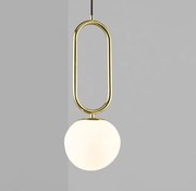 Pendul modern cu abajur asimetric din sticla suflata, Shapes 27