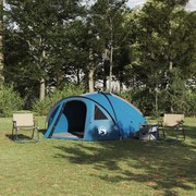 vidaXL Cort de Camping albastru 308 x 268 x 130 cm Poliester
