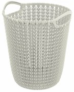 Coș de gunoi Curver de hârtie KNIT, 7 l, alb