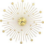vidaXL Ceas de perete, auriu, 70 cm, metal