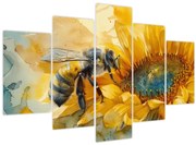 Tablou - Albină, acuarelă (150x105 cm)