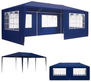 Cort de petrecere NEAPOL, 3x6m, albastru Jurhan