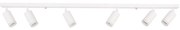 Plafonieră cu spoturi PIPE 6xGU10/10W/230V alb