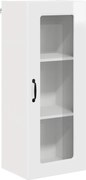 vidaXL Dulap de bucătărie Kalmar Alb lucios 40 x 31 x 100 cm