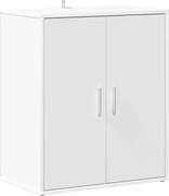 vidaXL Pantofar, alb, 60x35x70 cm, PAL