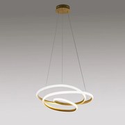 Lustra LED design modern Diva 50cm, auriu, alb sau titan
