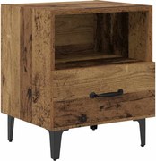 vidaXL Dulap de noapte Lemn vechi 40 x 35 x 47,5 cm Lemn compozit