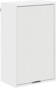 vidaXL Dulap de Baie Alb 39 x 23,5 x 65 cm Lemn compozit & Metal