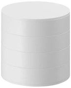 Cutie pentru depozitarea bijuteriilor YAMAZAKI Tower, alb