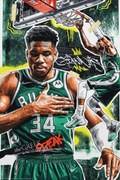 Poster Giannis Basketball Player