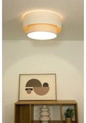 Plafonieră NATIA 1xE27/60W/230V Ø 45 cm crem