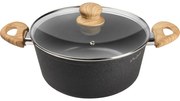 Lamart LT1247 cratiță cu capac Natur, diametru 24cm, 24 cm
