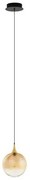 Pendul LED modern, Metal, Sticla, Champaign, ORENDA