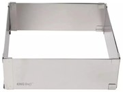 Forma de copt Kinghoff KH 1906, Reglabila 15,5-28 cm, Otel inoxidabil, Argintiu