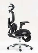 VIGOCHAIR ULTRA PRO ROLLER Scaun ergonomic, spatar reglare verticala, suport lombar cu masaj si incalzire, sezut translatie, cotiere 6D, suport picioare, Full Mesh, Negru