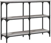 vidaXL Măsuță consolă, gri sonoma, 100x29x75 cm, lemn prelucrat