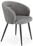 Scaun K430 velvet gri