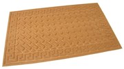 Covoraș pentru curățare textil Bricks Deco 45 x 75 x 1 cm, maro