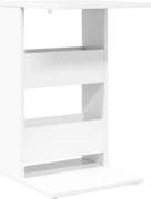 vidaXL Masă laterală Alb 40 x 35 x 60,5 cm Lemn compozit