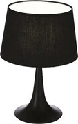Lampă de masă Ideal Lux LONDON, 1xE27/60W/230V, negru