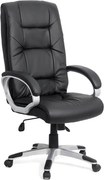 Scaun directorial piele ecologica OFF 315 negru