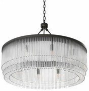 Lustra suspendata design elegant Hector L, metal bronz 114786 HZ