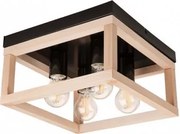 Plafoniera rustica 4 becuri E27 Villy 46013 Lamkur