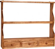 Corp suspendat, L79 18 H68 cm, 3 sertare, lemn masiv