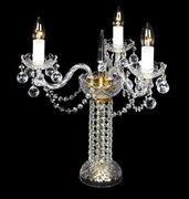 Veioza, lampa de masa 3 brate cristal Bohemia S31 007/03/4