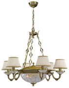 Candelabru din alama 6 brate design italian 6402