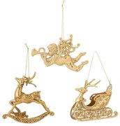 Ornamente de Crăciun 3 buc. 10 cm Anisa – Bloomingville