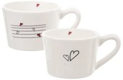 Set de 2 căni Orion Hearts,  230 ml