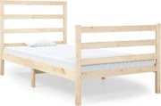vidaXL Cadru de pat single, 90x190 cm, lemn masiv de pin