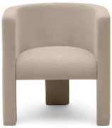 Fotoliu design bej MILU