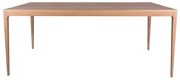 Masa dining, natur, din lemn de stejar, L180 cm, aspect rustic, Ernest