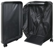 vidaXL Valiză cu blocare Gri închis 50 x 30 x 76 cm Plastic ABS